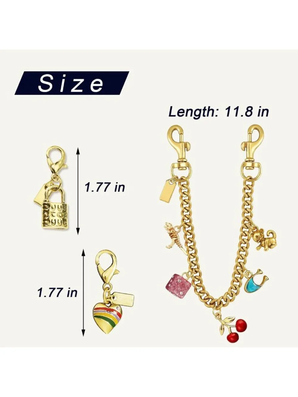 Stylish Bag Charm for Women | Versatile Purse Accessory to Elevate Any Handbag